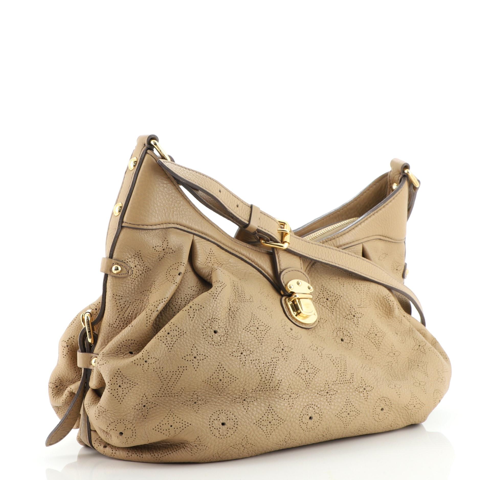 Louis Vuitton XS Umhängetasche Mahina Leder (Braun)