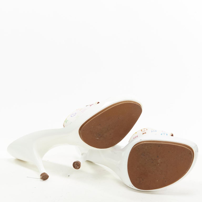 Louis Vuitton Women's Pumps Shoes In White Leather (eu 37) - (us 7