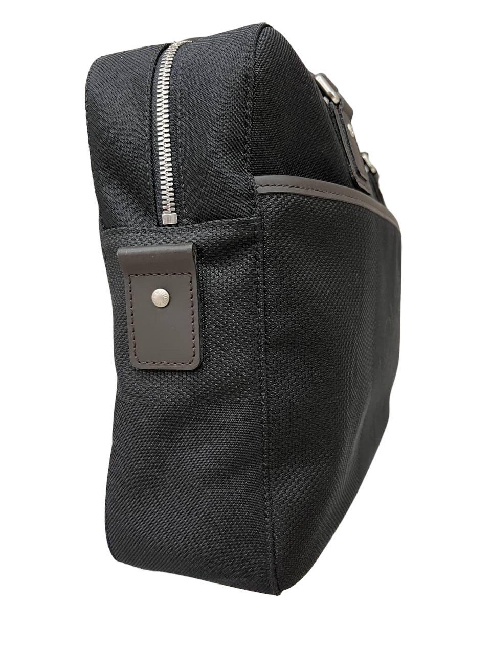  Louis Vuitton Yack GM Black Canva Top Handle Bag 3