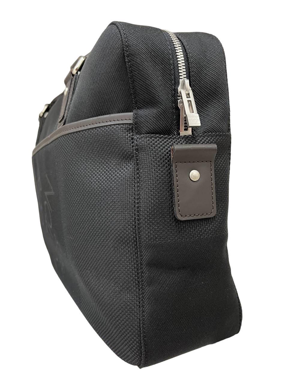  Louis Vuitton Yack GM Black Canva Top Handle Bag 4