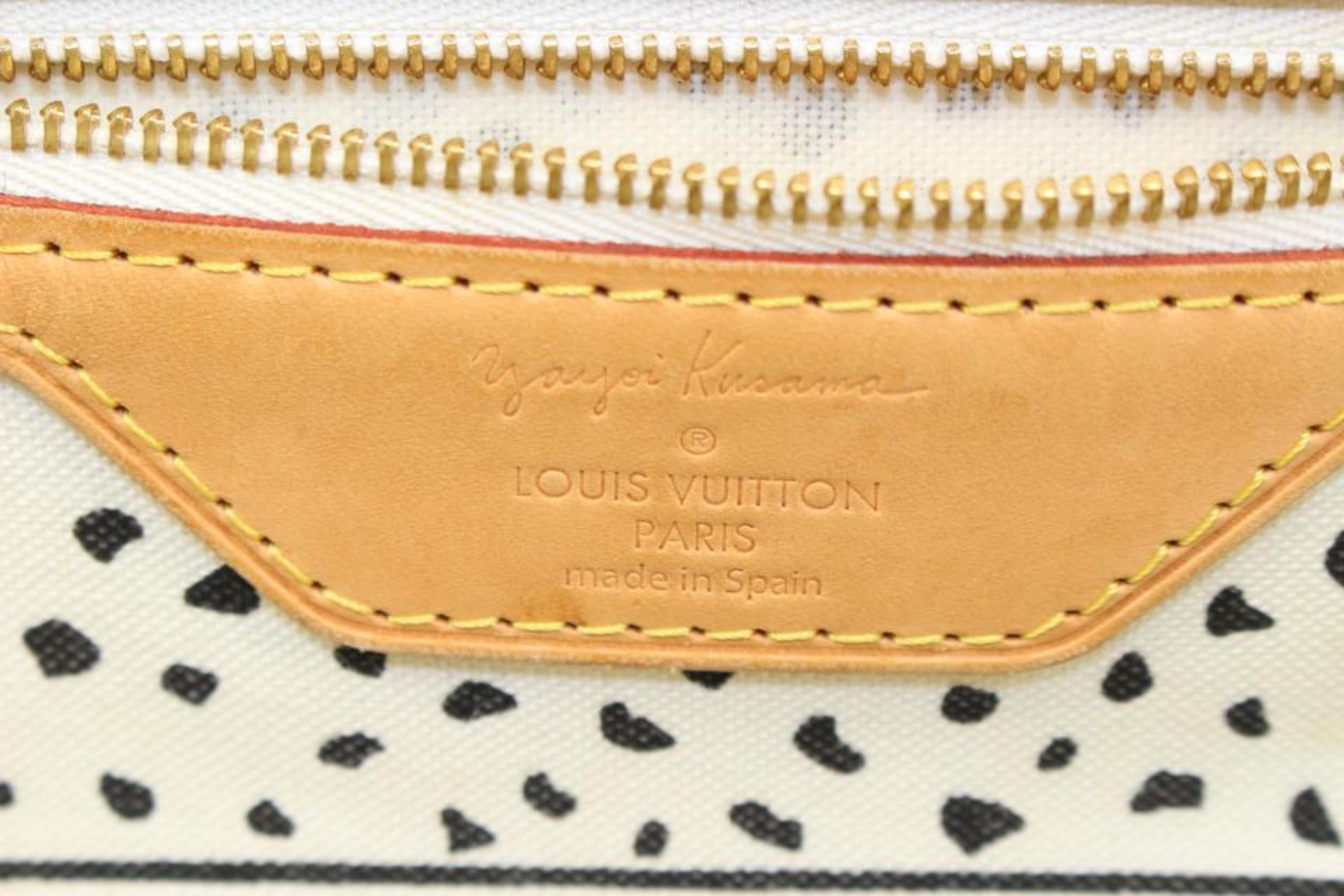 Louis Vuitton Yayoi Kusama Infinity Waves Dots Neverfull MM Tote S331lk48 In Good Condition In Dix hills, NY