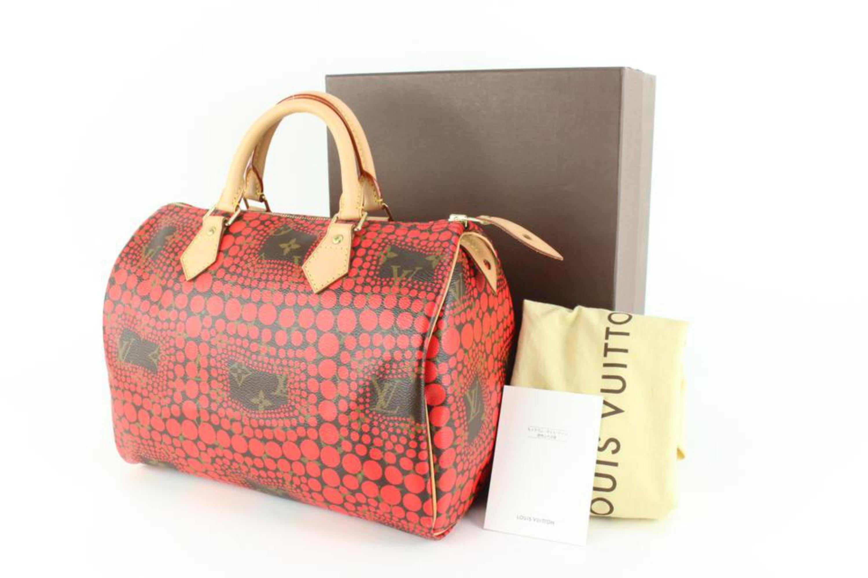 Louis Vuitton Yayoi Kusama Red Monogram Infinity Dots Speedy 3048lk518s 8