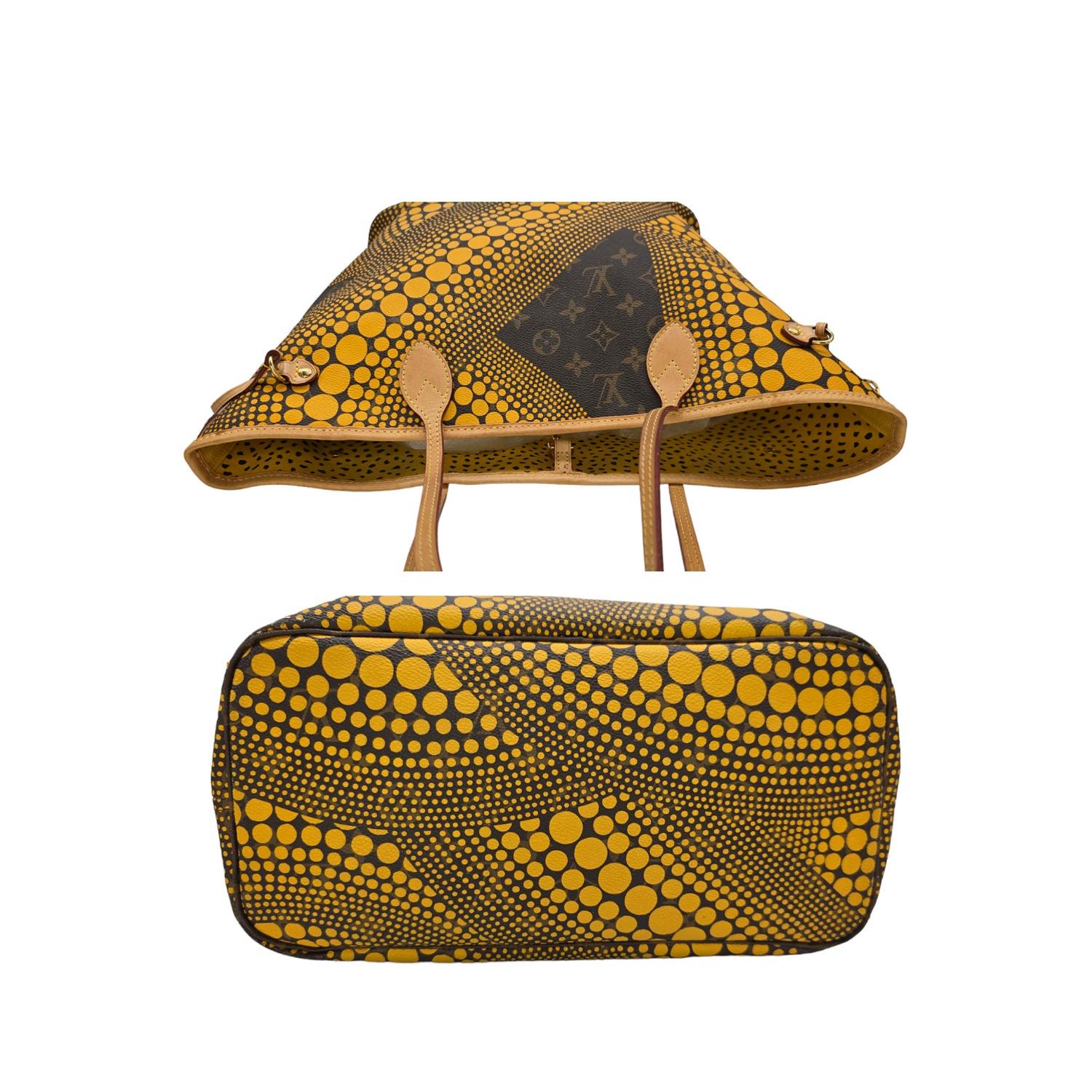 Sac cabas Louis Vuitton Yayoi Kusama X Wave Neverfull MM en vente 1