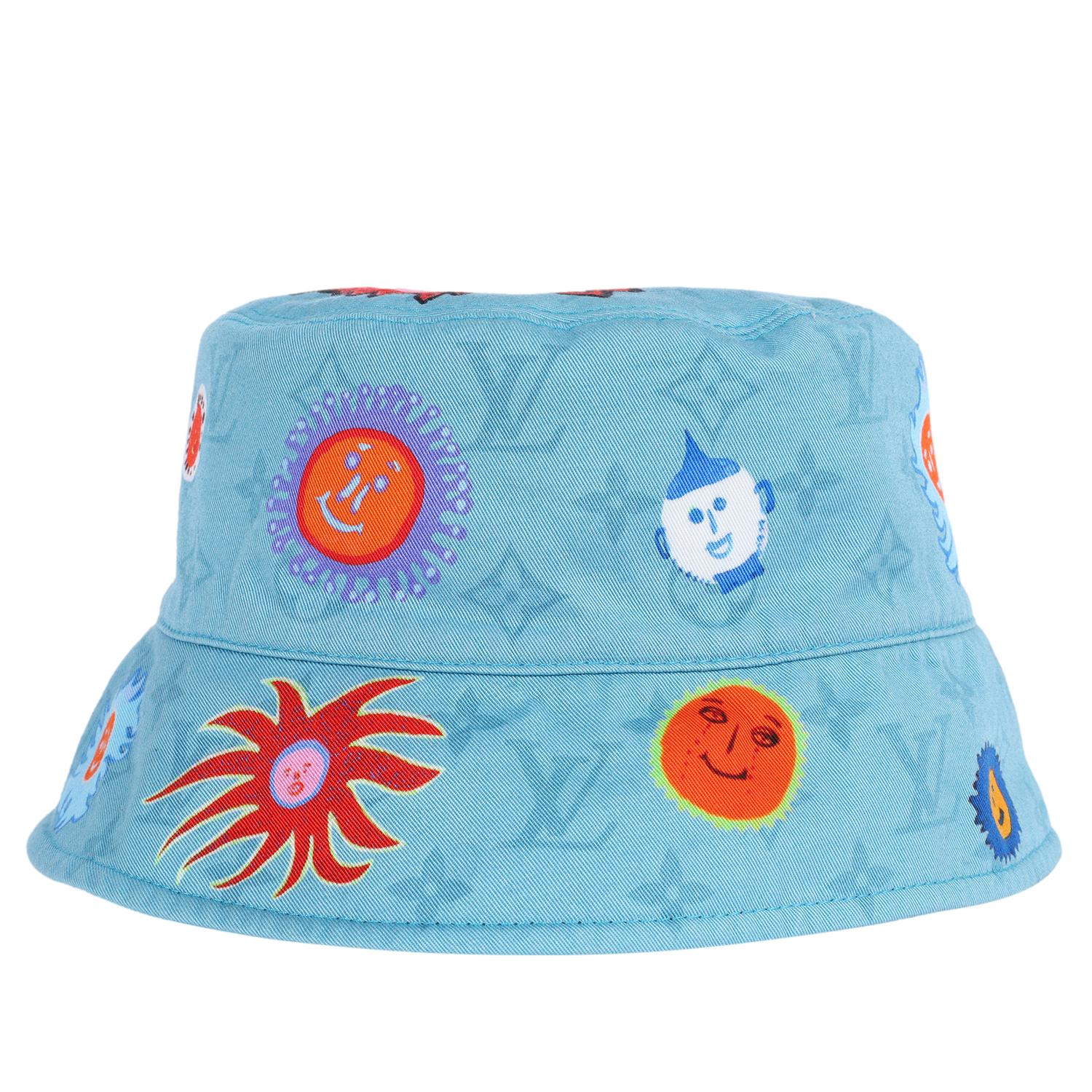 Bleu LOUIS VUITTON Yayoi Kusma 2023 Chapeau Bucket à visages réversibles en vente