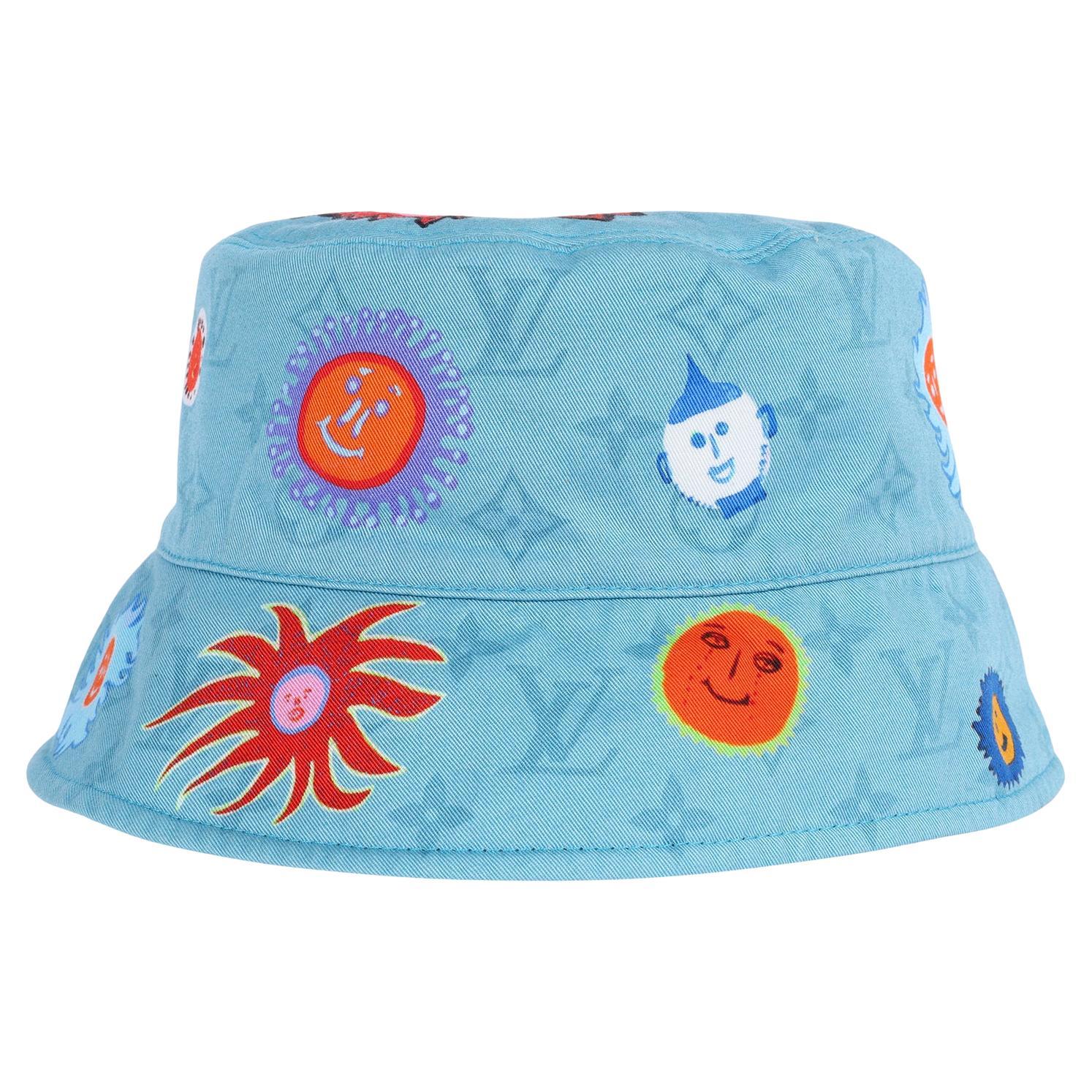 LOUIS VUITTON Yayoi Kusma 2023 Chapeau Bucket à visages réversibles en vente