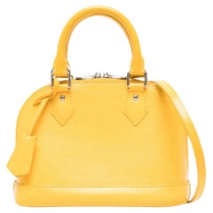 Louis Vuitton Gelbe Alma BB Tasche