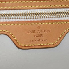 Louis Vuitton Yellow Beige Monogram Vernis Fleurs Barrel Duffle Bag 863335