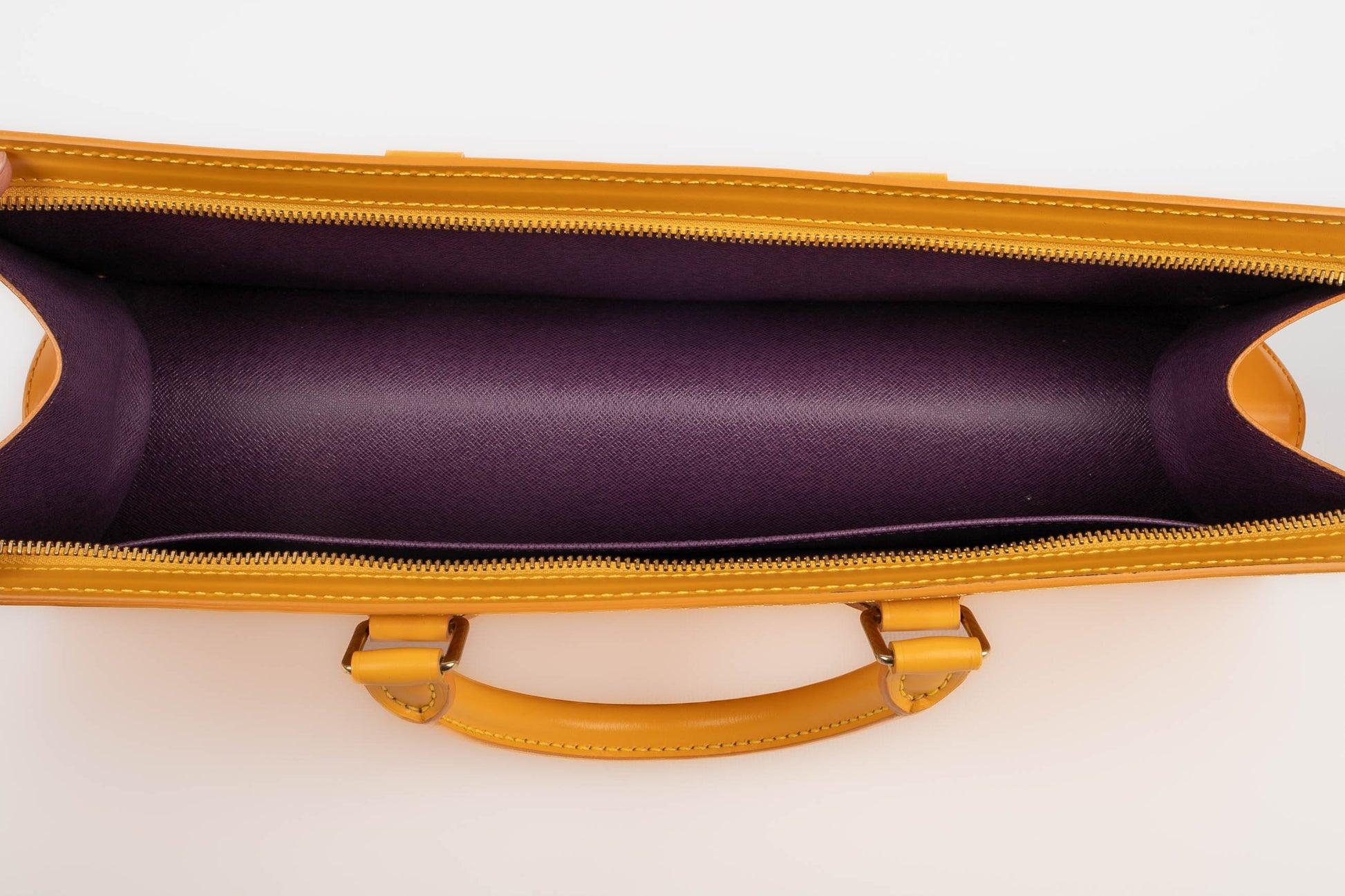 Louis Vuitton Yellow Cob Leather Baguette Bag, 1997 6