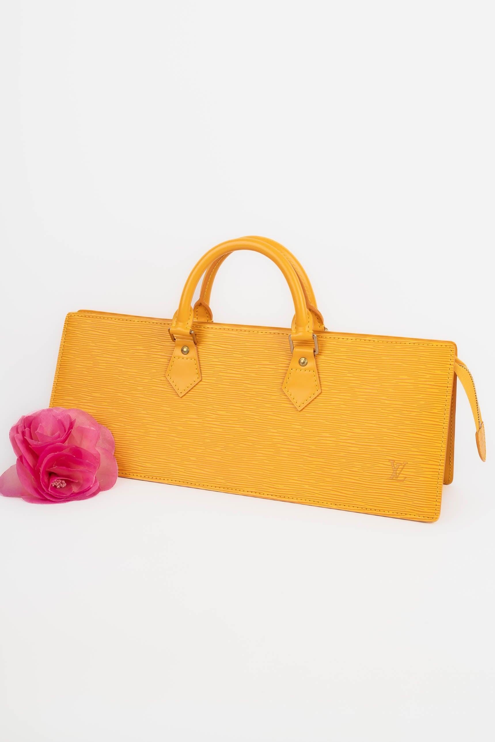 Louis Vuitton Yellow Cob Leather Baguette Bag, 1997 7