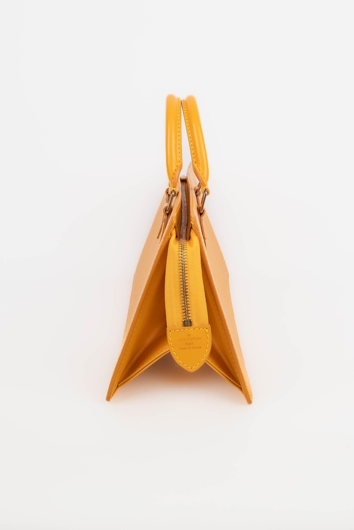 Louis Vuitton Yellow Cob Leather Baguette Bag, 1997 1