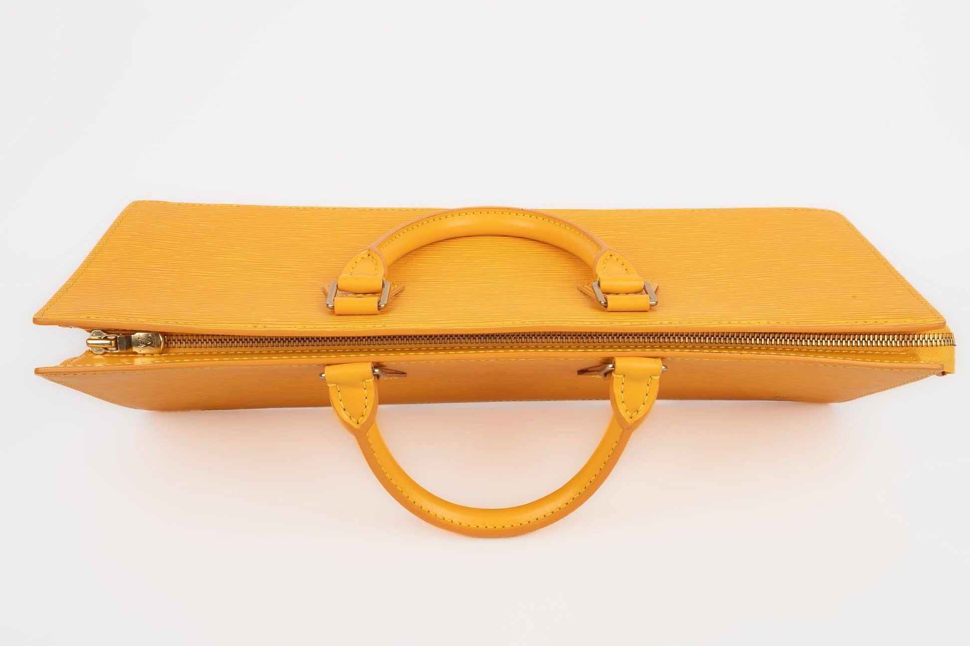 Louis Vuitton Yellow Cob Leather Baguette Bag, 1997 2