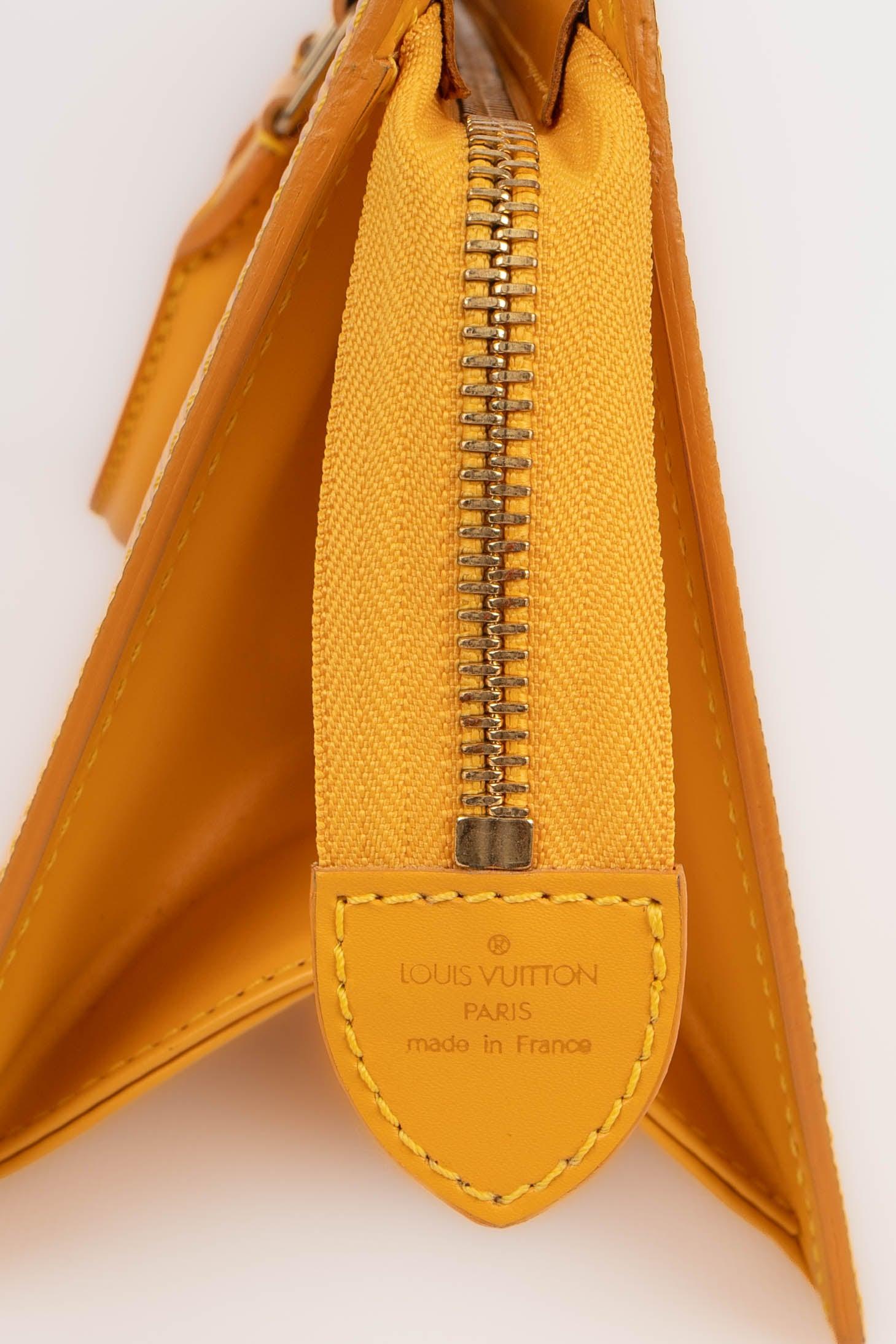Louis Vuitton Yellow Cob Leather Baguette Bag, 1997 3