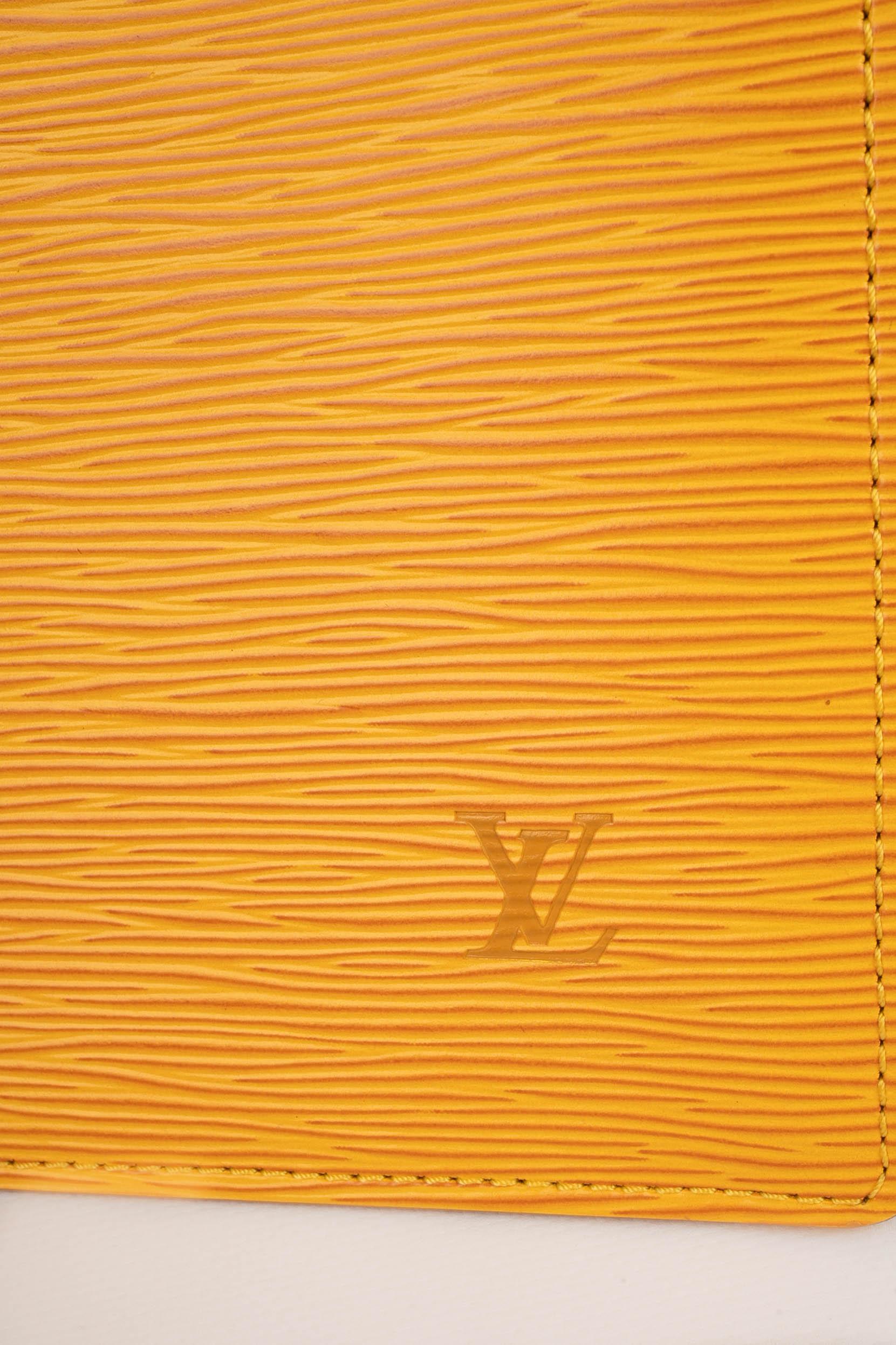 Louis Vuitton Yellow Cob Leather Baguette Bag, 1997 4