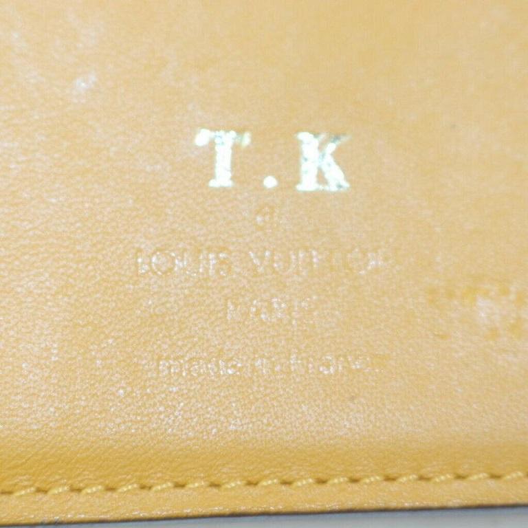 yellow lv wallet