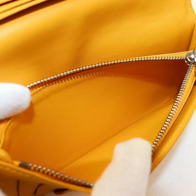 Louis Vuitton Yellow Damier Infini Leather Portefeuille Brazza