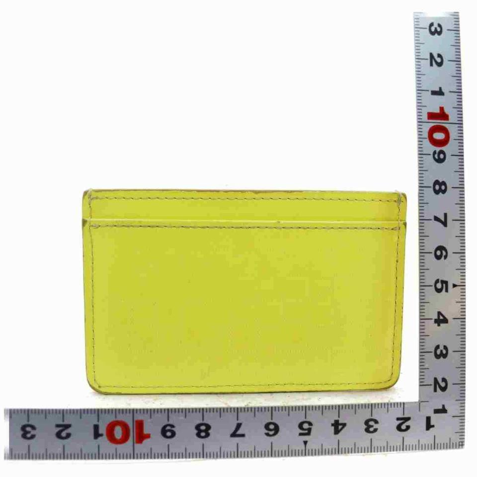 Louis Vuitton Yellow Damier Infini Porte Cartes Simple Card Case Wallet 860508  2
