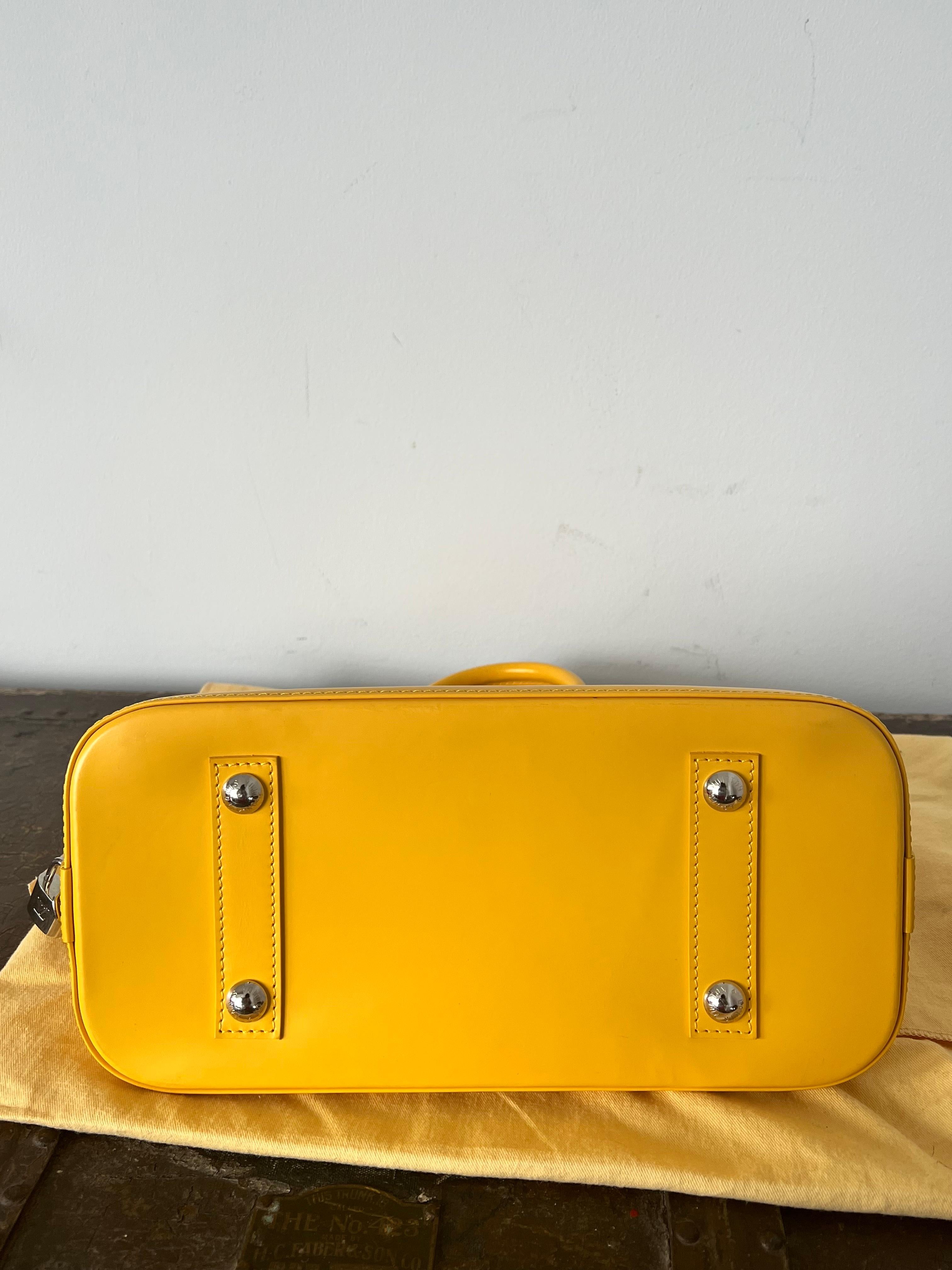 Louis Vuitton Yellow Epi Alma PM  1