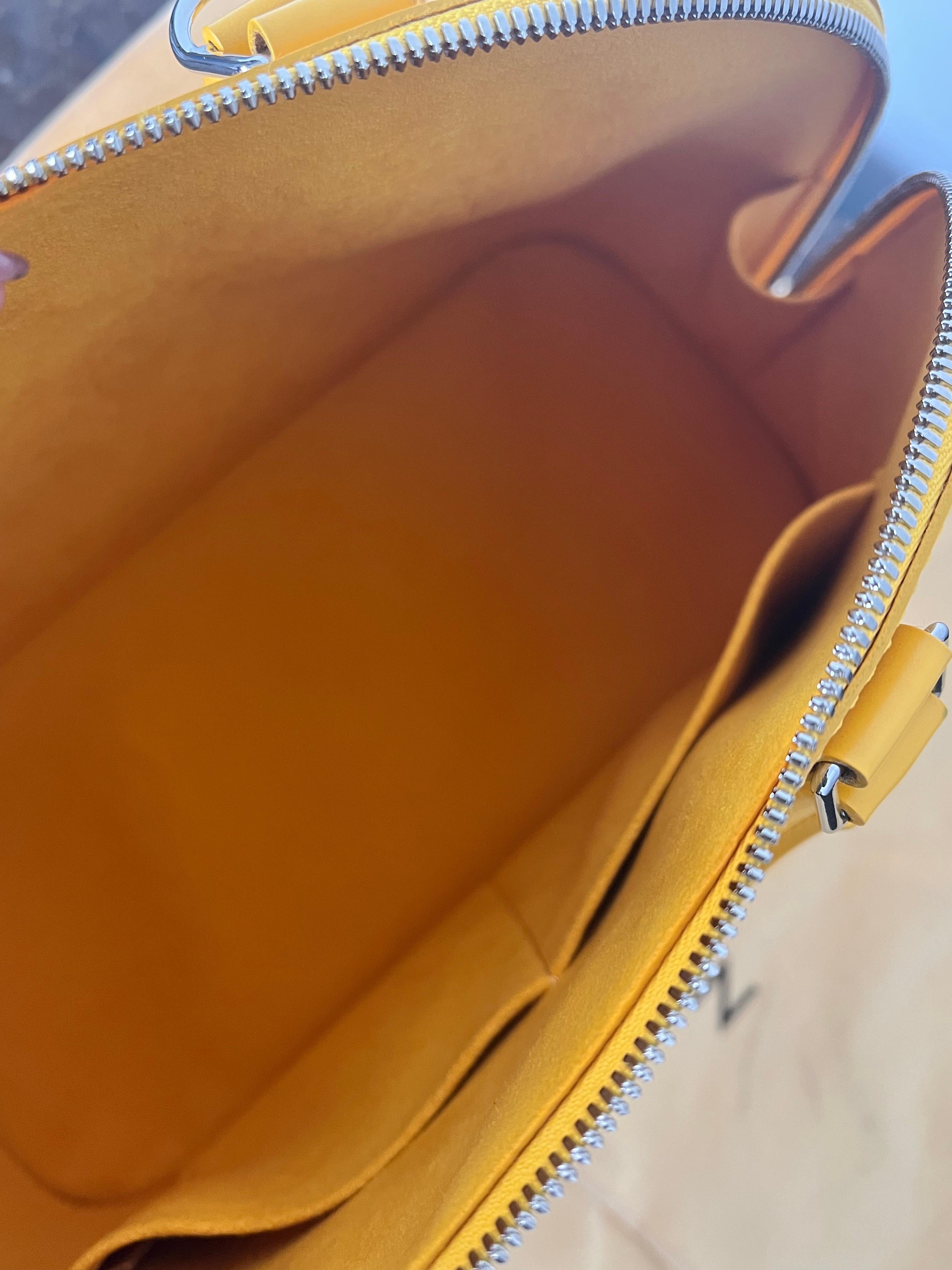 Louis Vuitton Yellow Epi Alma PM  2