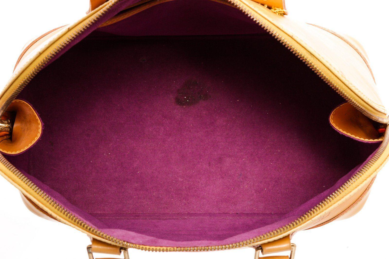 louis vuitton yellow epi bag