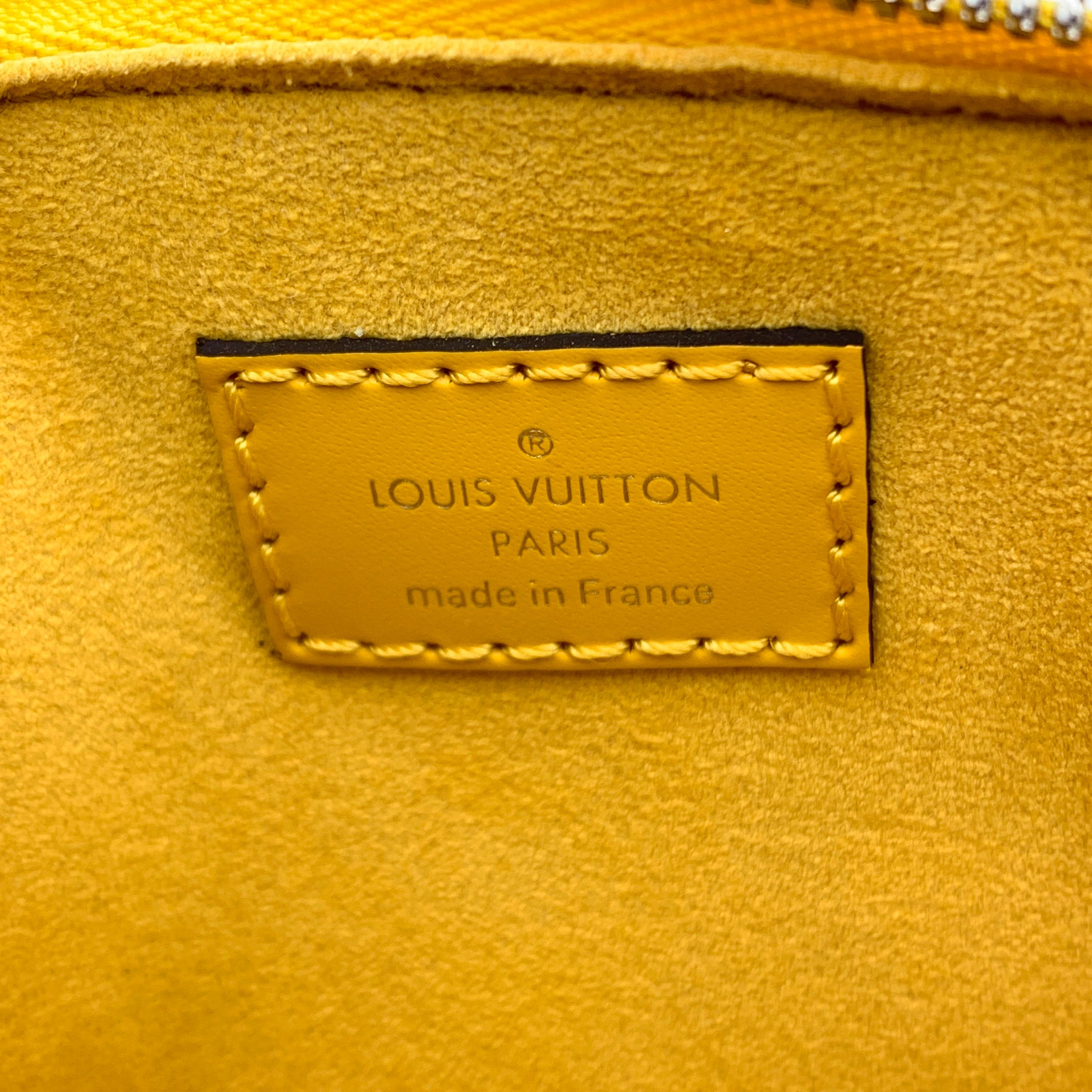 Louis Vuitton Yellow Epi Leather Alma Nano Mini Crossbody Bag 6