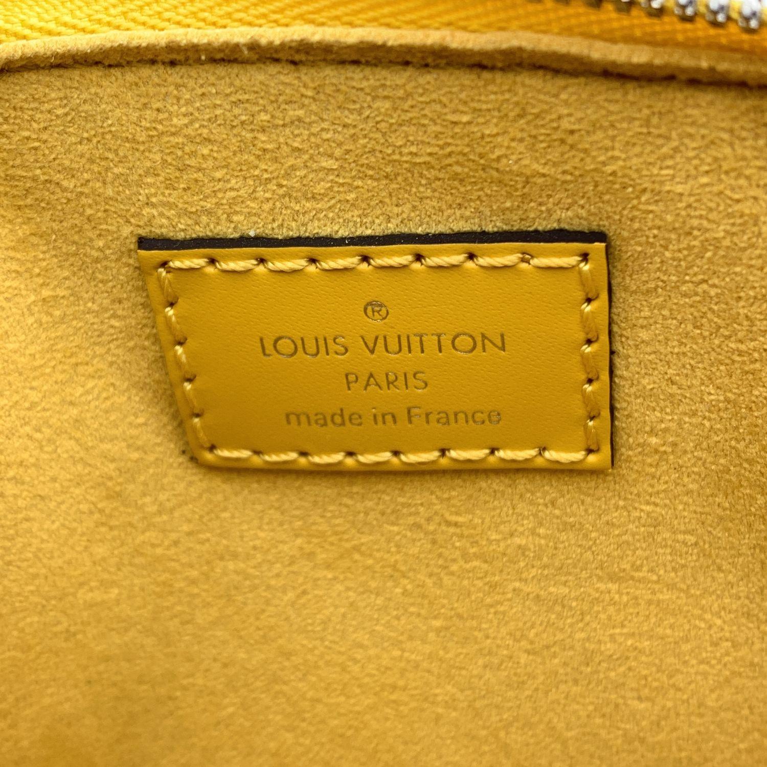 Louis Vuitton Yellow Epi Leather Alma Nano Mini Crossbody Bag 1