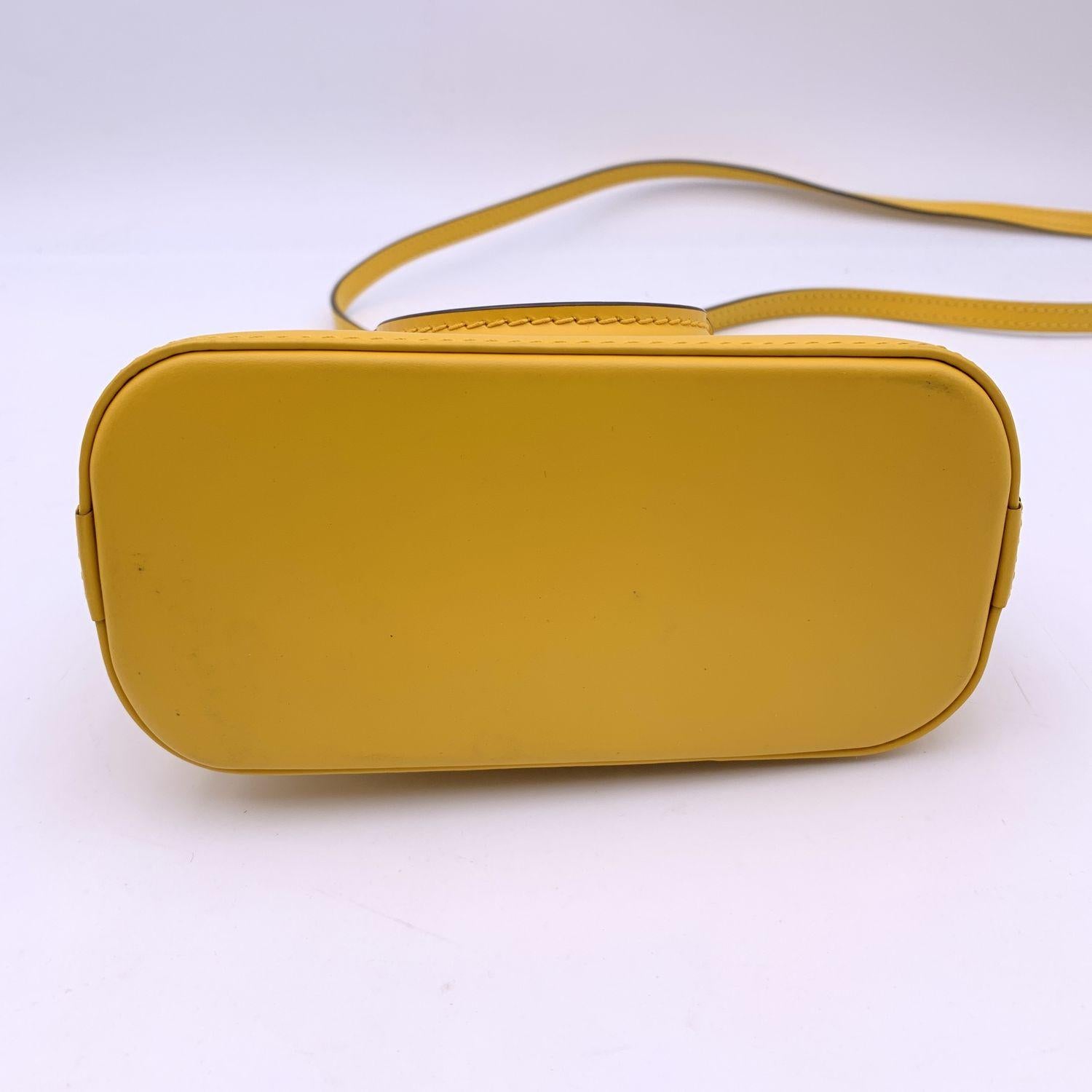 Louis Vuitton Yellow Epi Leather Alma Nano Mini Crossbody Bag 2