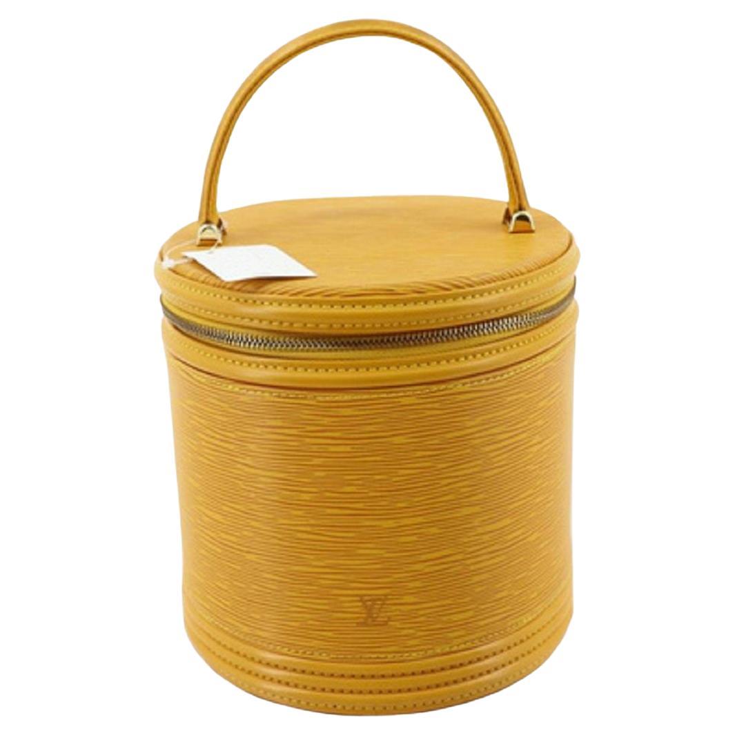 Vintage Louis Vuitton Saint Jacques GM Yellow Epi Leather Shoulder Bag
