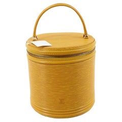 Louis Vuitton Yellow Epi Leather Cannes Bucket Bag