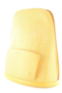 Louis Vuitton Yellow Epi Leather Gobelin Medium Backpack 6LV117K