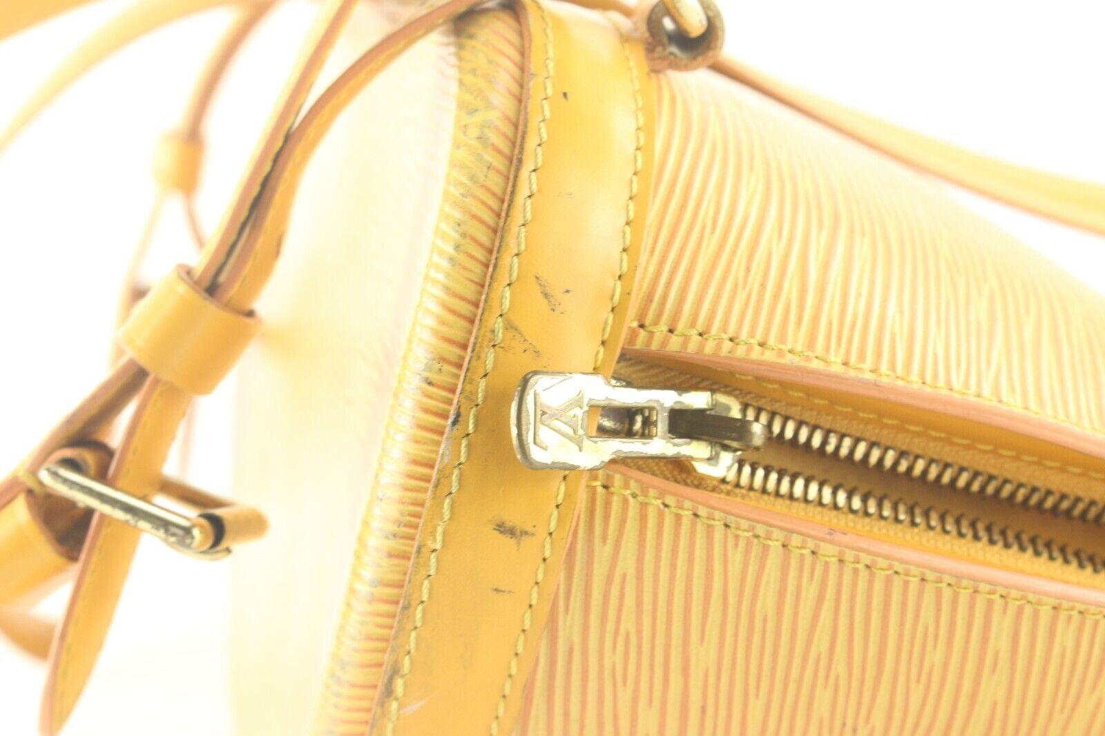 Louis Vuitton Yellow Epi Leather Gobelin Medium Backpack 6LV117K For Sale 1