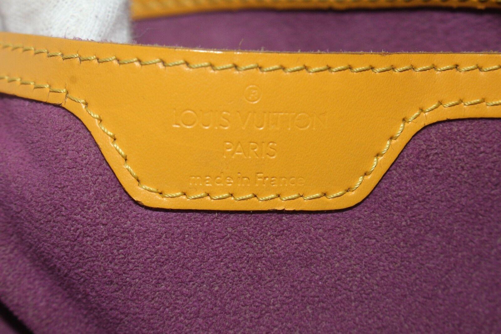 Louis Vuitton Yellow Epi Leather Gobelin Medium Backpack 6LV117K For Sale 4