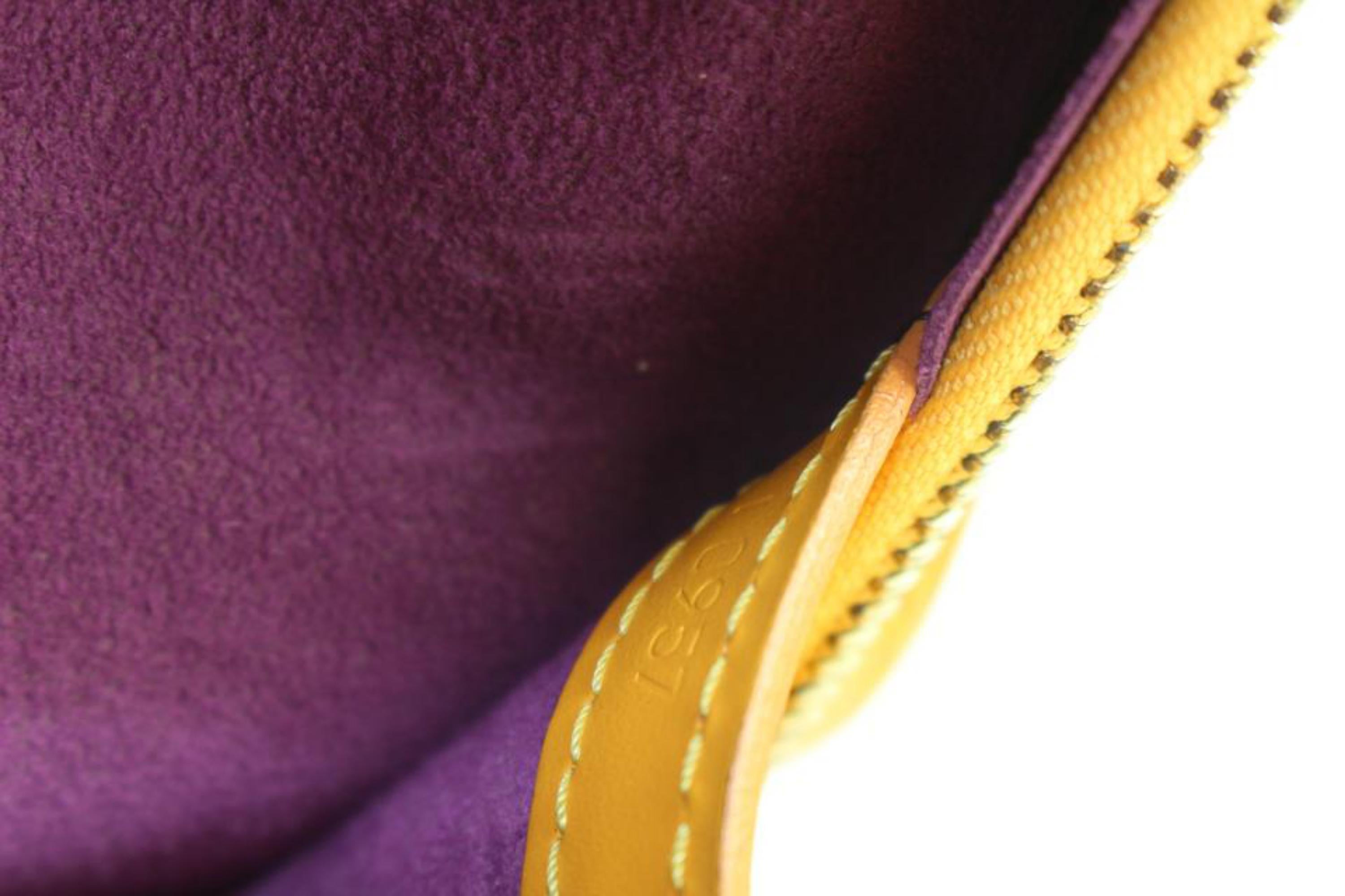Louis Vuitton Yellow Epi Leather Gobelins Backpack 108lv58 4