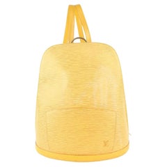 Louis Vuitton Yellow Epi Leather Gobelins Backpack 108lv58