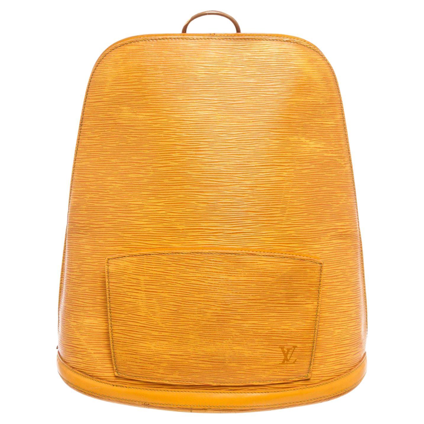 Louis Vuitton Tassil Yellow Epi Leather Gobelins Backpack Bag - Yoogi's  Closet