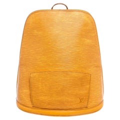 Louis Vuitton Yellow Epi Leather Gobelins Backpack