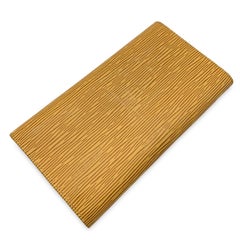 Louis Vuitton Yellow Epi Leather Long International Wallet Coin Purse