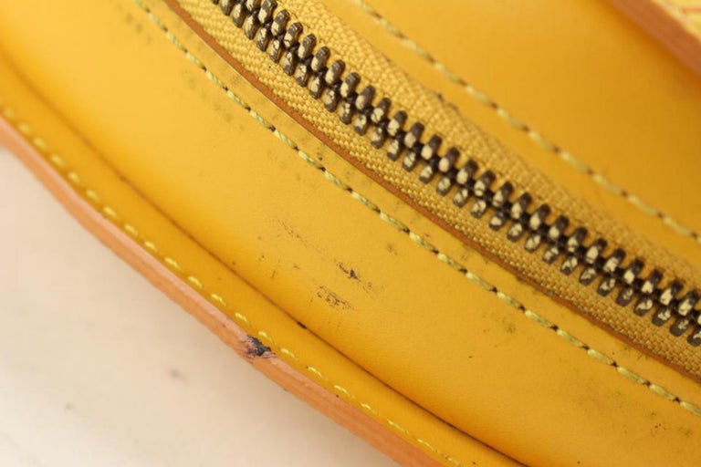 Louis Vuitton Yellow Epi Leather Mabillon Backpack 6lv1108 For Sale at  1stDibs