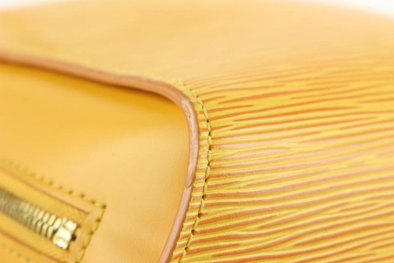 Louis Vuitton Epi Mabillon Backpack in Yellow
