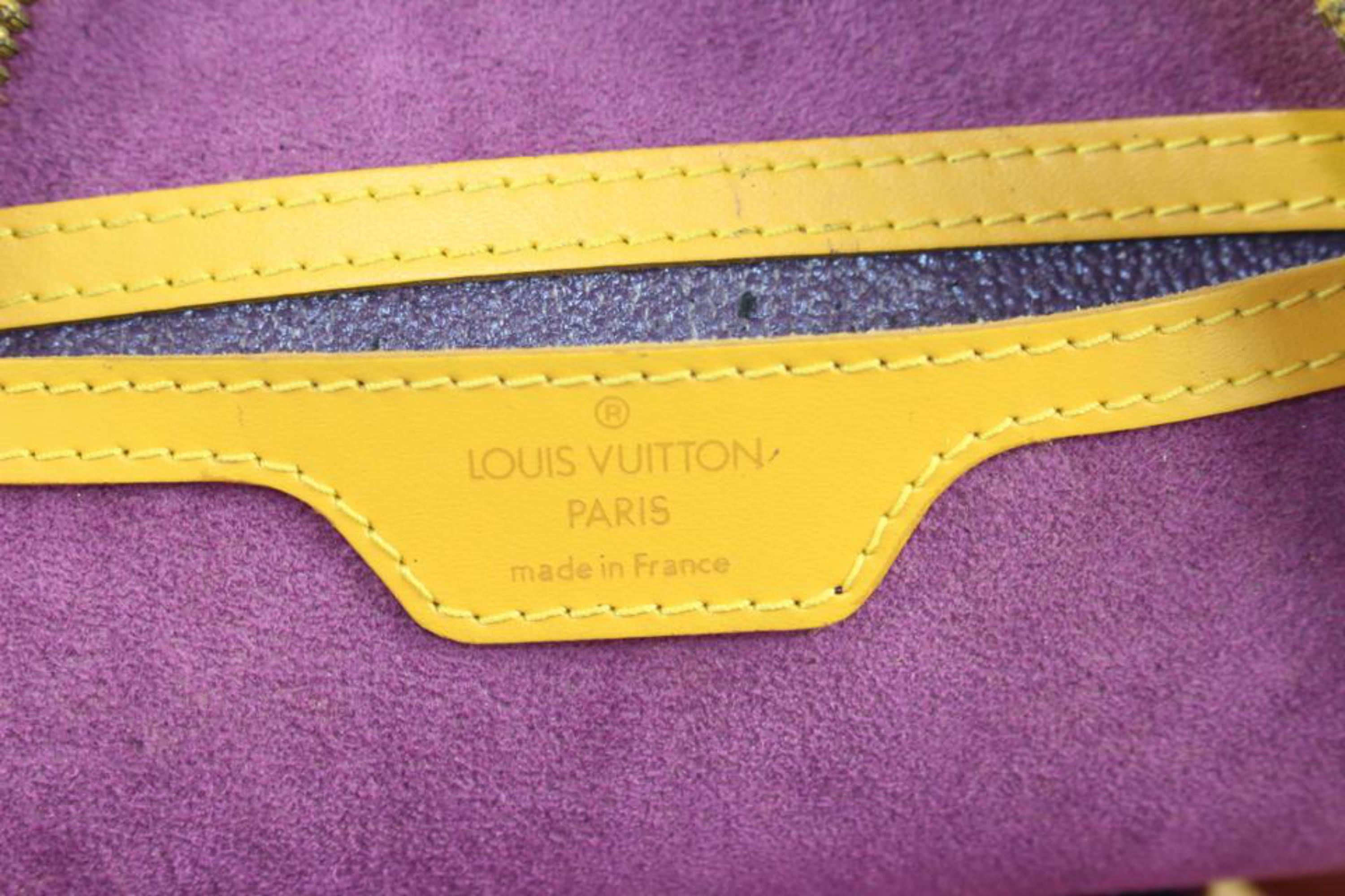 Louis Vuitton sac à dos Mabillon en cuir épi jaune 2lv1106 Pour femmes en vente