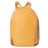 Louis Vuitton Yellow Epi Leather Mabillon Backpack 6lv1108