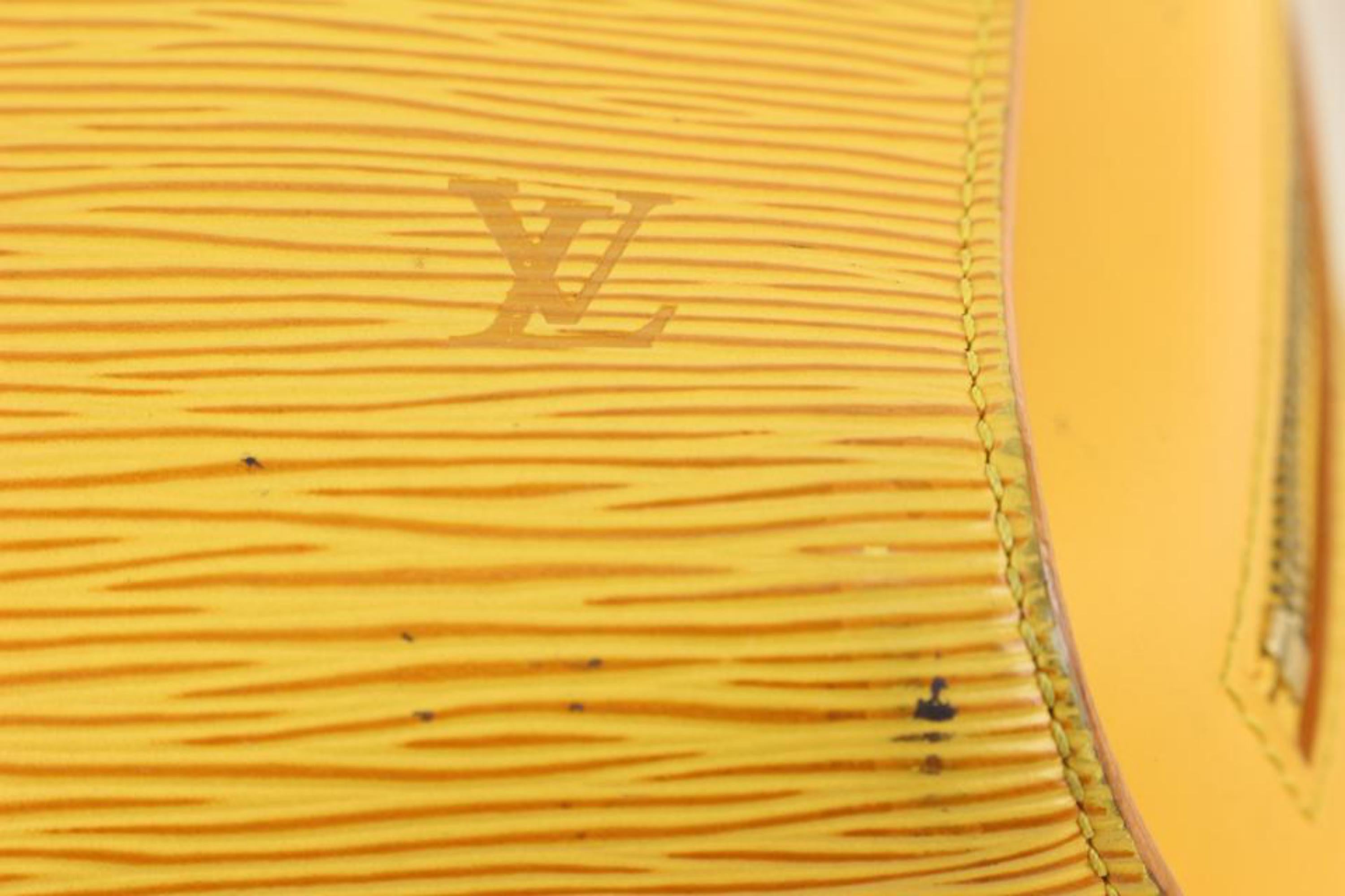 Louis Vuitton Yellow Epi Leather Mabillon Backpack 6lv1108 For Sale 3