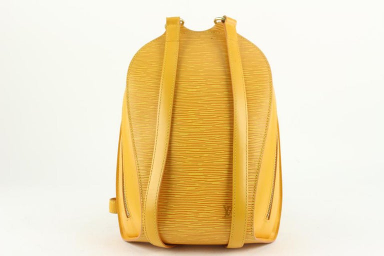 Louis Vuitton Yellow Epi Leather Mabillon Backpack 2lv1106