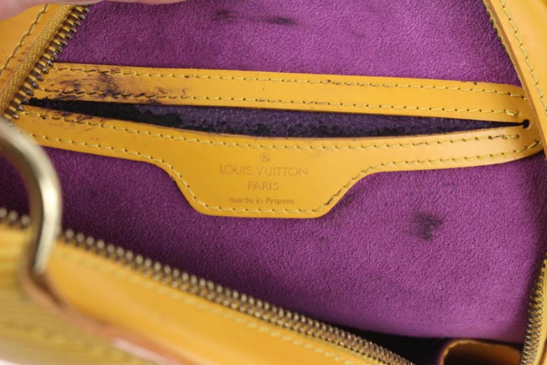 Mint Authentic LOUIS VUITTON M52239 Epi Mabillon Backpack Yellow LV F/S
