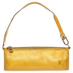 Louis Vuitton Yellow Epi Leather Mini Papillon Pochette Bag