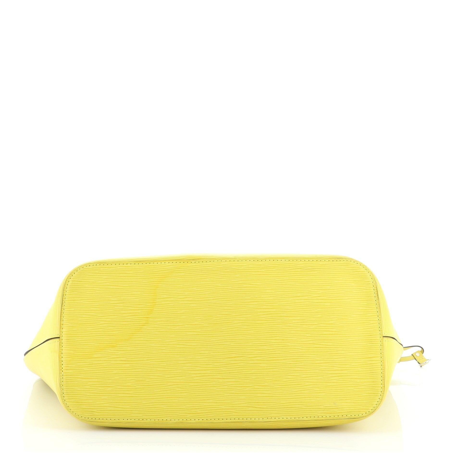 Louis Vuitton Gelb Epi Leder Neverfull MM Tragetasche im Zustand „Gut“ im Angebot in Irvine, CA