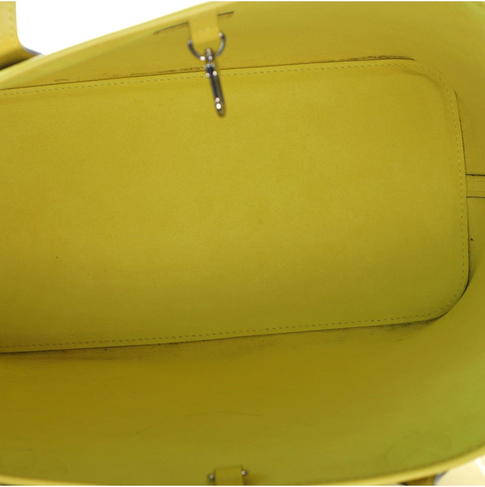 Louis Vuitton Gelb Epi Leder Neverfull MM Tragetasche Damen im Angebot