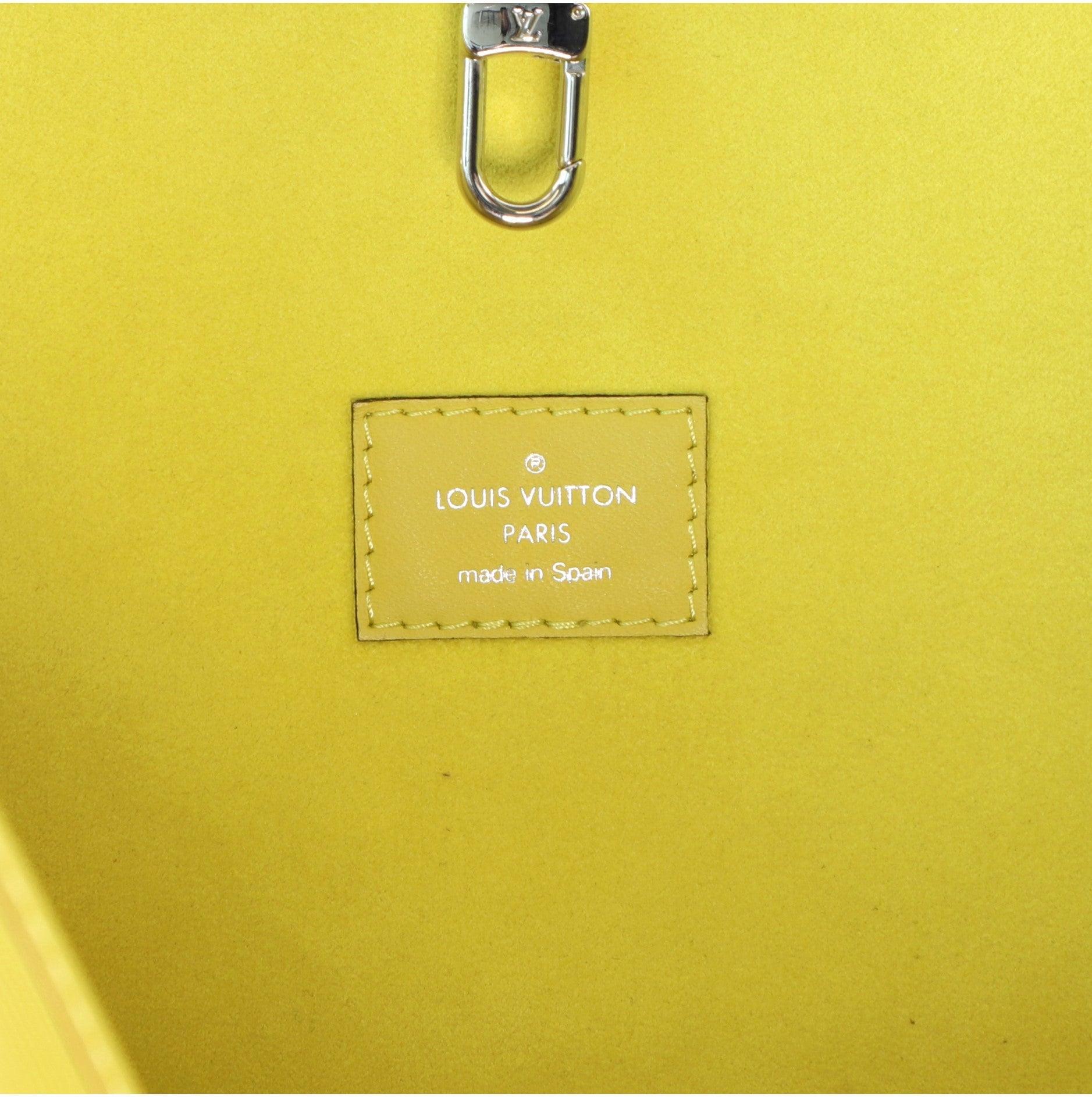 Louis Vuitton Gelb Epi Leder Neverfull MM Tragetasche im Angebot 3