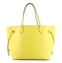 Louis Vuitton Gelb Epi Leder Neverfull MM Tragetasche