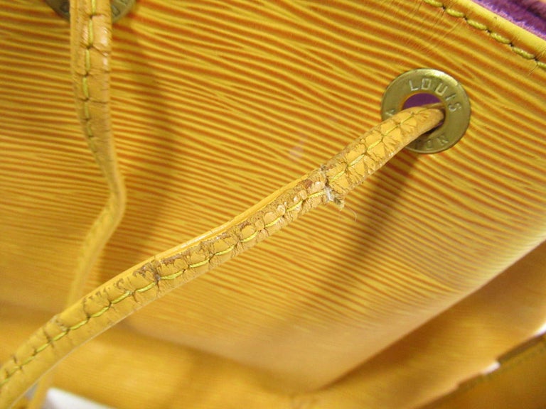 Yellow Louis Vuitton Epi Petit Noe Bucket Bag – RvceShops Revival