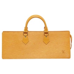 Louis Vuitton Yellow Epi Leather Sac Triangle Bag